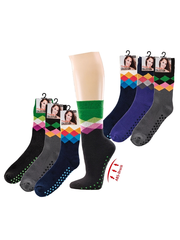 SOCKS 4 FUN- WOMEN SOCKS WITH ABS AND MOTIF