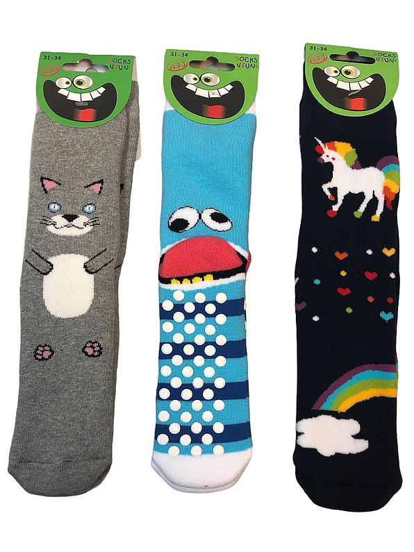 SOCKS 4 FUN ΚΑΛΤΣΑ ΠΑΙΔΙΚΗ ΒΑΜΒΑΚΕΡΗ ΜΕ ABS ΚΑΙ ΣΧΕΔΙΟ (1 ΖΕΥΓΟΣ)
