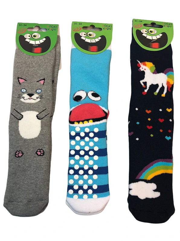 SOCKS 4 FUN ΚΑΛΤΣΑ ΠΑΙΔΙΚΗ ΒΑΜΒΑΚΕΡΗ ΜΕ ABS ΚΑΙ ΣΧΕΔΙΟ (1 ΖΕΥΓΟΣ)