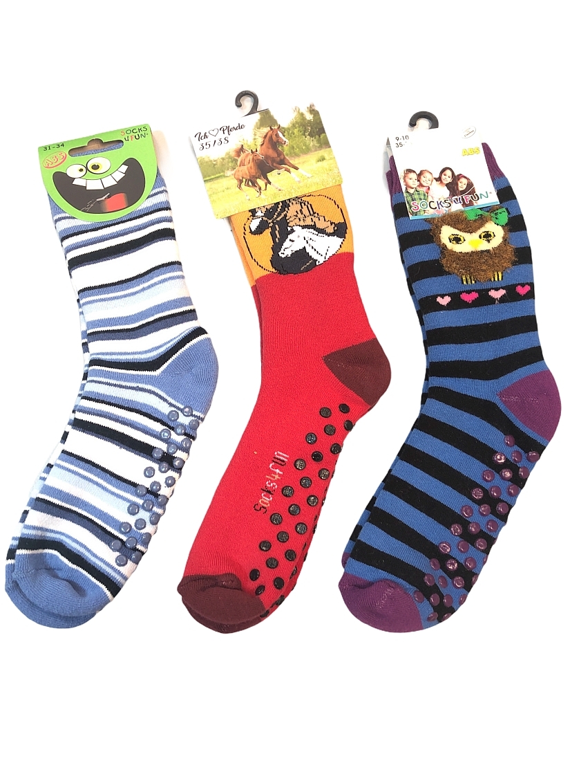 SOCKS 4 FUN ΚΑΛΤΣΑ ΠΑΙΔΙΚΗ ΒΑΜΒΑΚΕΡΗ ΜΕ ABS ΚΑΙ ΣΧΕΔΙΟ (1 ΖΕΥΓΟΣ)