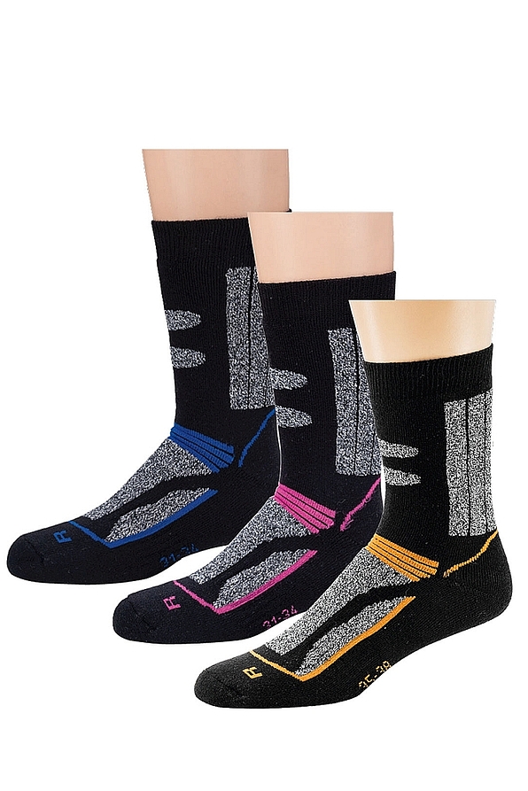 CHILDREN THERMAL SPORT SOCKS WITH PROTECTIVE PADDING