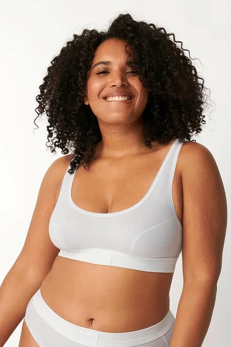 ΓΥΝΑΙΚΕΙΟ ΒΑΜΒΑΚΕΡΟ ΤΟΠ ΜΕ ΦΑΡΔΙΑ ΡΑΝΤΑ-SLOGGI DOUBLE COMFORT TOP