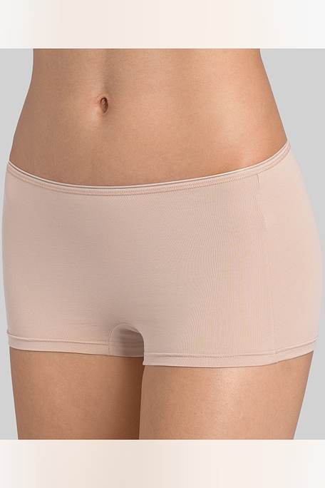WOMAN MICRO-COTTON SHORT KNICKERS HI-WAISTED-SLOGGI FEEL SENSATIONAL SHORT