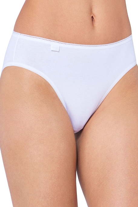 3-PACK WOMAN COTTON BIKINI HI-WAIST KNICKERS NORMAL BACK COVERAGE-SLOGGI 24/7 COTTON TAI