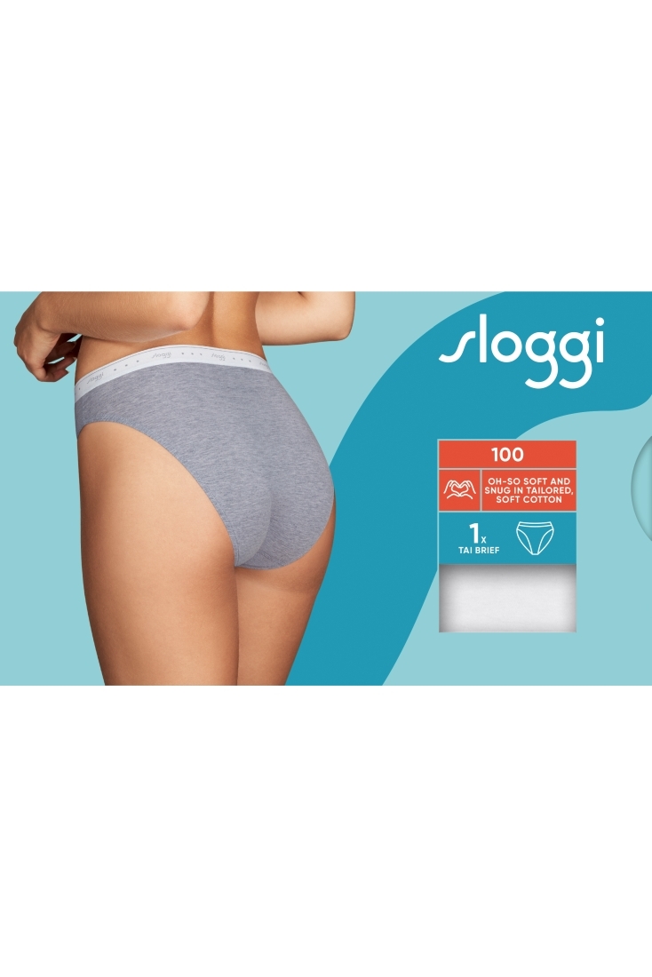 ΓΥΝΑΙΚΕΙΟ ΒΑΜΒΑΚΕΡΟ ΣΛΙΠ BIKINI ΨΗΛΟΜΕΣΟ ΜΕ ΕΞΩΤΕΡΙΚΟ ΛΑΣΤΙΧΟ ΚΑΝΟΝΙΚΗΣ ΠΙΣΩ ΚΑΛΥΨΗΣ-SLOGGI 24/7 100 TAI