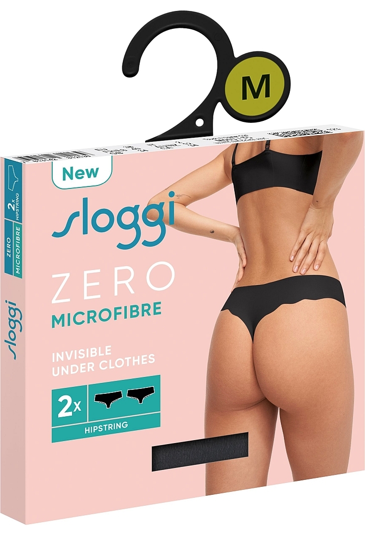 2PACK-ΓΥΝΑΙΚΕΙΟ STRING ΑΠΟ ΜΑΛΑΚΗ ΜΙΚΡΟΪΝΑ LASER CUT SEAMLESS-SLOGGI ZERO MICROFIBRE 2.0 HHIPSTRING