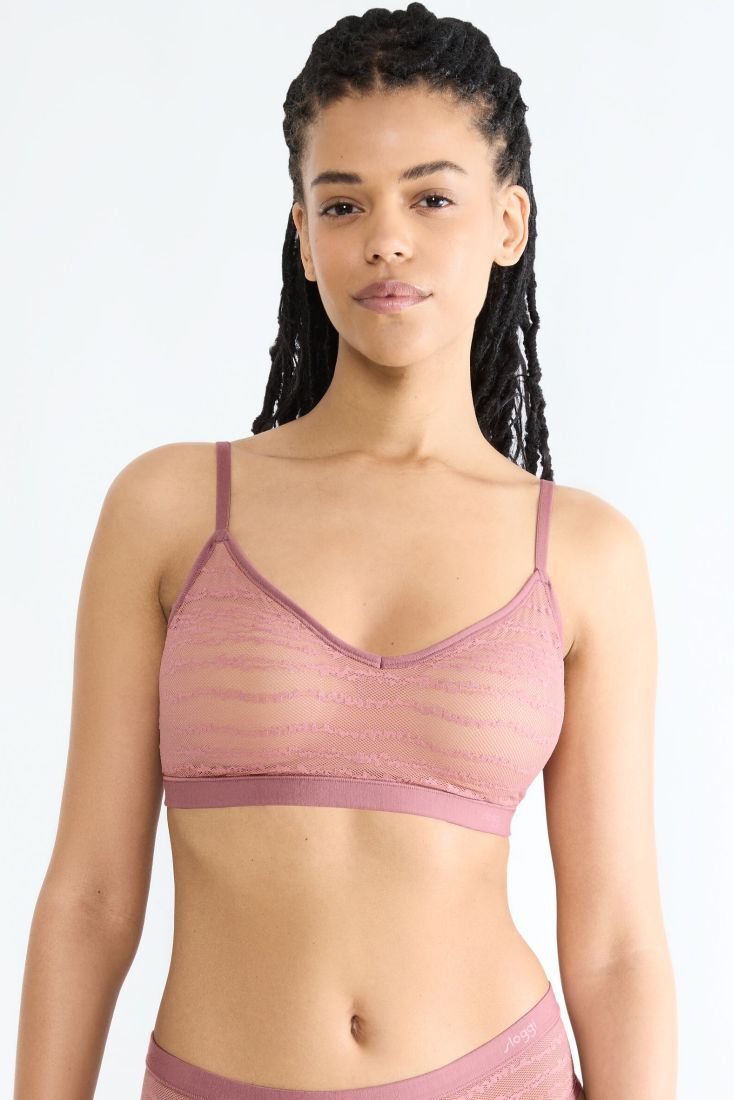 ΓΥΝΑΙΚΕΙΟ ΑΜΠΑΝΕΛΟ SEAMLESS PUSH-UP BRALETTE ΜΕΓΑΛΗ ΕΛΑΣΤΙΚΟΤΗΤΑ ΕΛΕΥΘΕΡΙΑ ΚΙΝΗΣΕΩΝ-SLOGGI FREE EVOLVE PU LACE