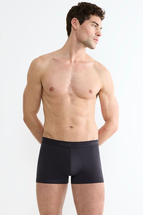 2-PACK MAN ORGANIC COTTON TRUNK WITH EXTERNAL WAISTBAND-SLOGGI SLG BASE TRUNK C2P