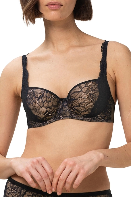 WOMAN BALCONETTE BRA WITH LACE WIRED AND MOLDED-AMOURETTE CHARM WHP02
