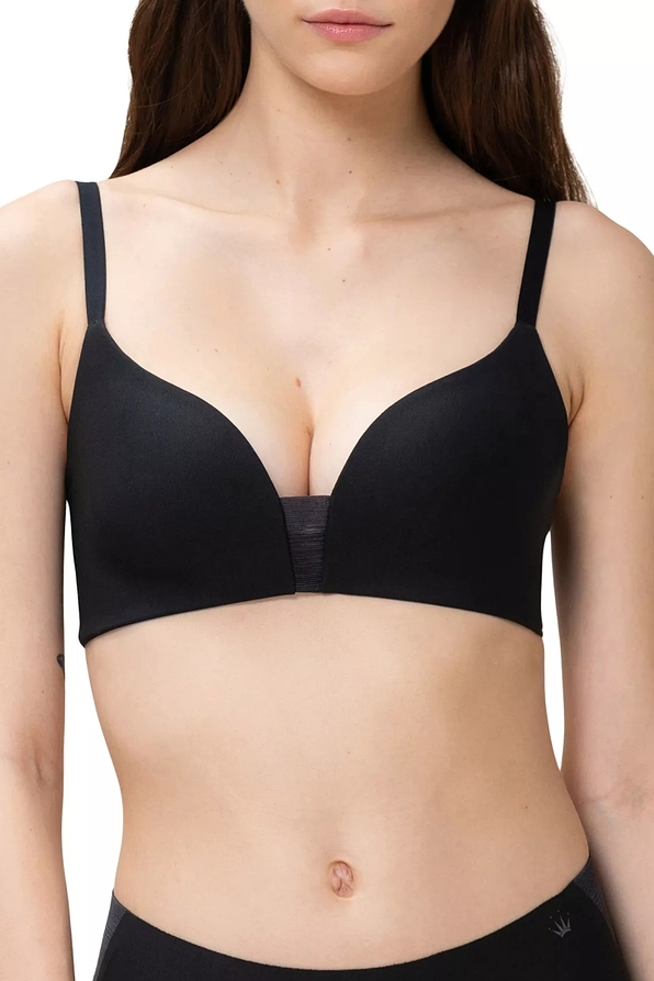 WOMAN BRA T-SHIRT WIRELESS WITH 4D FLEXIBLE CUPS-FLEX SMART P EX