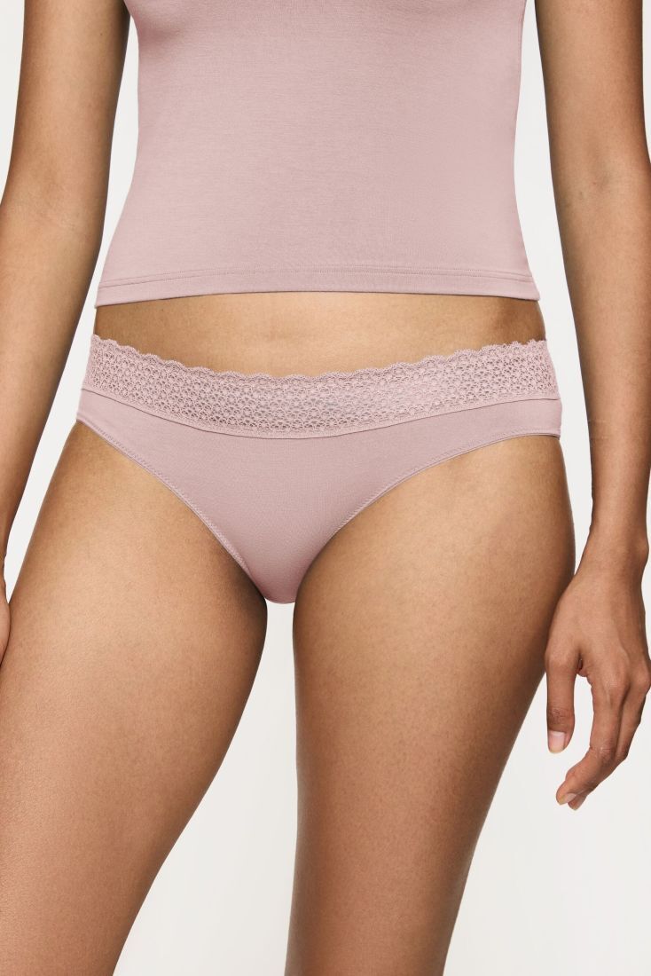 ΓΥΝΑΙΚΕΙΟ ΜΟΝΤΑΛ BIKINI ΣΛΙΠ ΚΑΝΟΝΙΚΗΣ ΠΙΣΩ ΚΑΛΥΨΗΣ ΜΕ ΤΕΛΕΙΩΜΑ ΔΑΝΤΕΛΑΣ ΣΤΗ ΜΕΣΗ-FEEL OF MODAL TAI