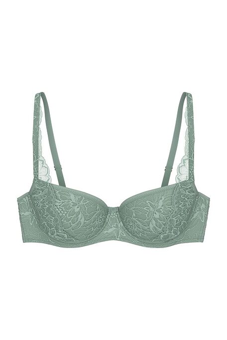 ΓΥΝΑΙΚΕΙΟ ΜΠΑΛΚΟΝΕ ΣΟΥΤΙΕΝ ΜΕ ΕΝΙΣΧΥΣΗ ΜΠΑΝΕΛΑ & FLORAL ΔΑΝΤΕΛΑ-AMOURETTE CHARM T WHP02