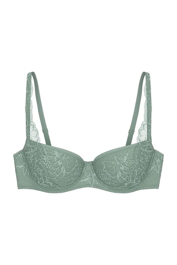 ΓΥΝΑΙΚΕΙΟ ΜΠΑΛΚΟΝΕ ΣΟΥΤΙΕΝ ΜΕ ΕΝΙΣΧΥΣΗ ΜΠΑΝΕΛΑ & FLORAL ΔΑΝΤΕΛΑ-AMOURETTE CHARM T WHP02