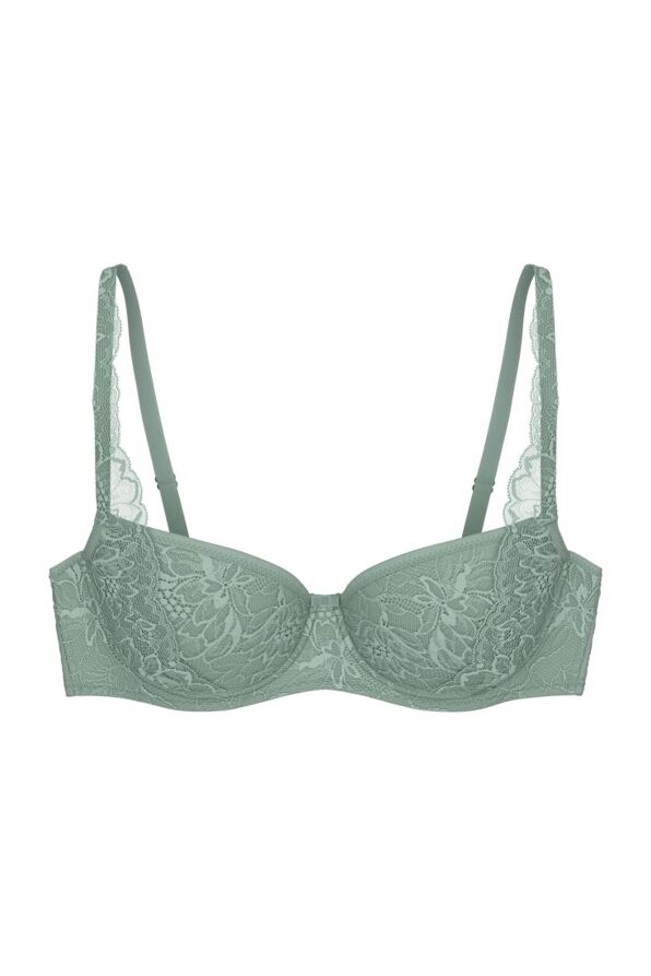 ΓΥΝΑΙΚΕΙΟ ΜΠΑΛΚΟΝΕ ΣΟΥΤΙΕΝ ΜΕ ΕΝΙΣΧΥΣΗ ΜΠΑΝΕΛΑ & FLORAL ΔΑΝΤΕΛΑ-AMOURETTE CHARM T WHP02