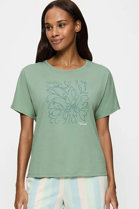 MIX & MATCH TOP ΓΥΝΑΙΚΕΙΑ ΠΙΤΖΑΜΑ ΠΑΝΩ ΜΕΡΟΣ ΜΕ ΤΥΠΩΜΑ