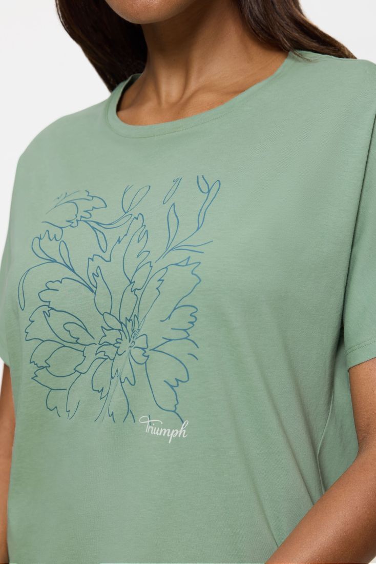 MIX & MATCH TOP ΓΥΝΑΙΚΕΙΑ ΠΙΤΖΑΜΑ ΠΑΝΩ ΜΕΡΟΣ ΜΕ ΤΥΠΩΜΑ