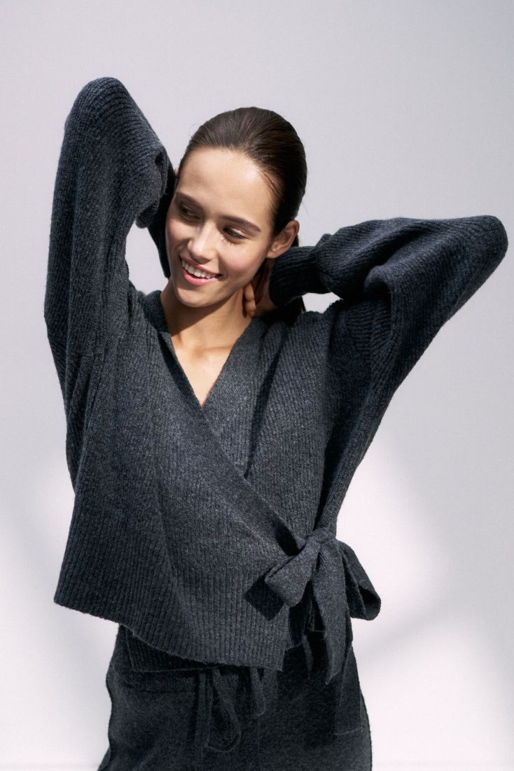 ΓΥΝΑΙΚΕΙΑ ΑΠΑΛΗ ΠΛΕΚΤΗ ΖΑΚΕΤΑ-AMOURETTE COZY CARDIGAN