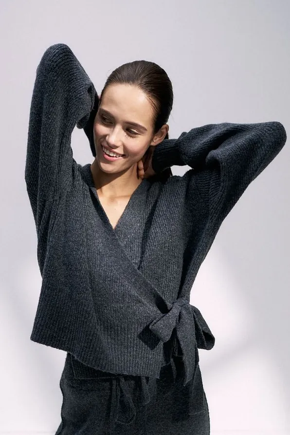 ΓΥΝΑΙΚΕΙΑ ΑΠΑΛΗ ΠΛΕΚΤΗ ΖΑΚΕΤΑ-AMOURETTE COZY CARDIGAN