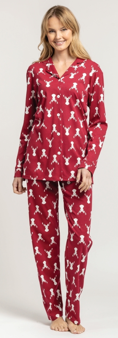 JEANNETTE- ΓΥΝΑΙΚΕΙΑ ΒΑΜΒΑΚΕΡΗ ΠΥΖΑΜΑ ΚΟΥΜΠΩΤΗ ΜΕ ΣΧΕΔΙΟ