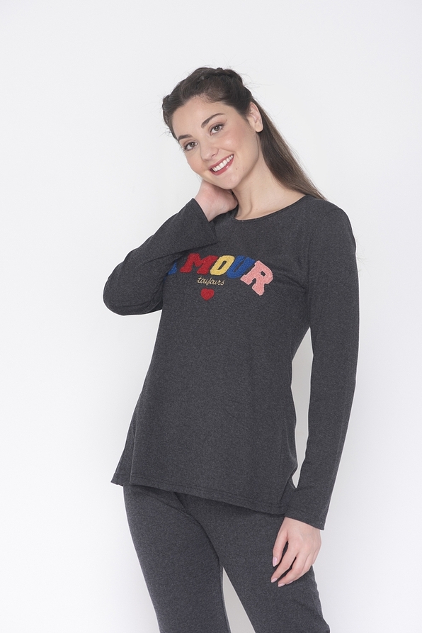 JEANNETTE - WOMEN FASHION PYJAMAS WITH MOTIF