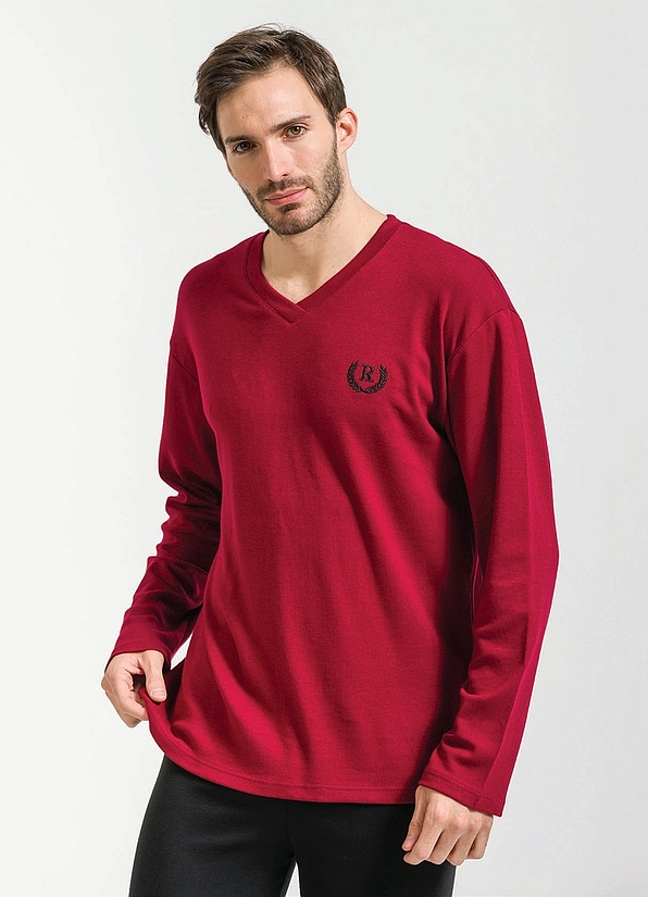 JEANNETTE- MEN FASHION LONG PYJAMAS WITH MOTIF