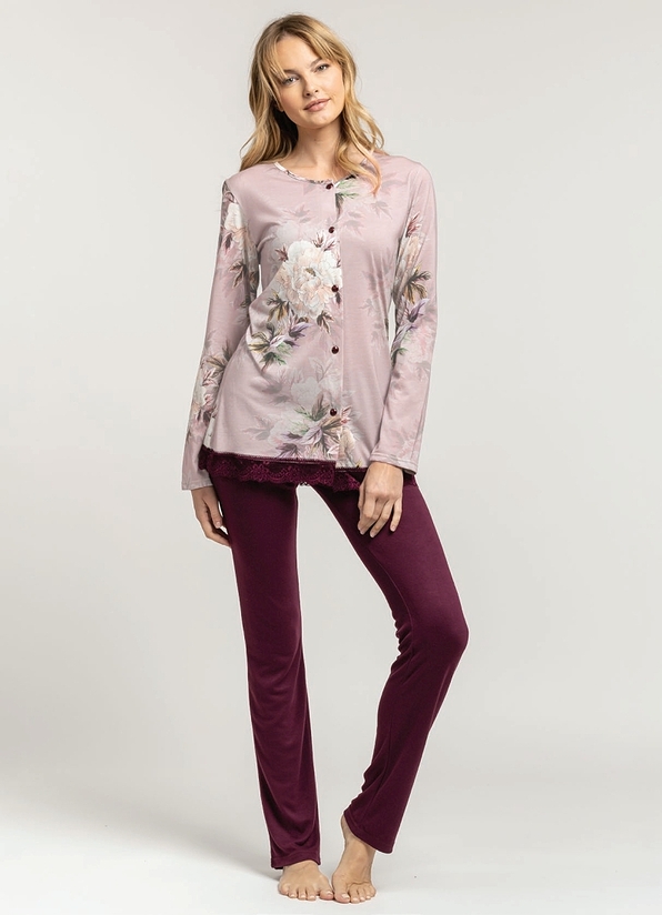 JEANNETTE- WOMEN FASHION COTTON PRINTED PYJAMAS