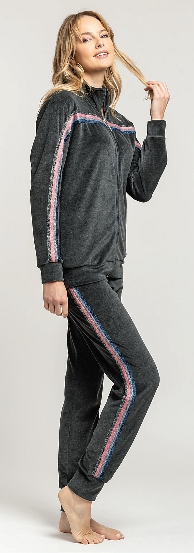 JEANNETTE- GYNAIKEIA ΦΟΡΜΑ ΒΕΛΟΥΔΟ ME ΤΡΕΣΣΕΣ