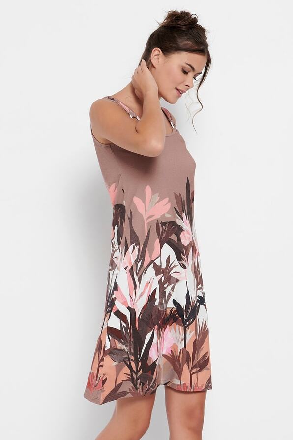 ΓΥΝΑΙΚΕΙΟ MIDI ΦΟΡΕΜΑ ΑΠΌ ΒΙΣΚΟΖΗ FLORAL