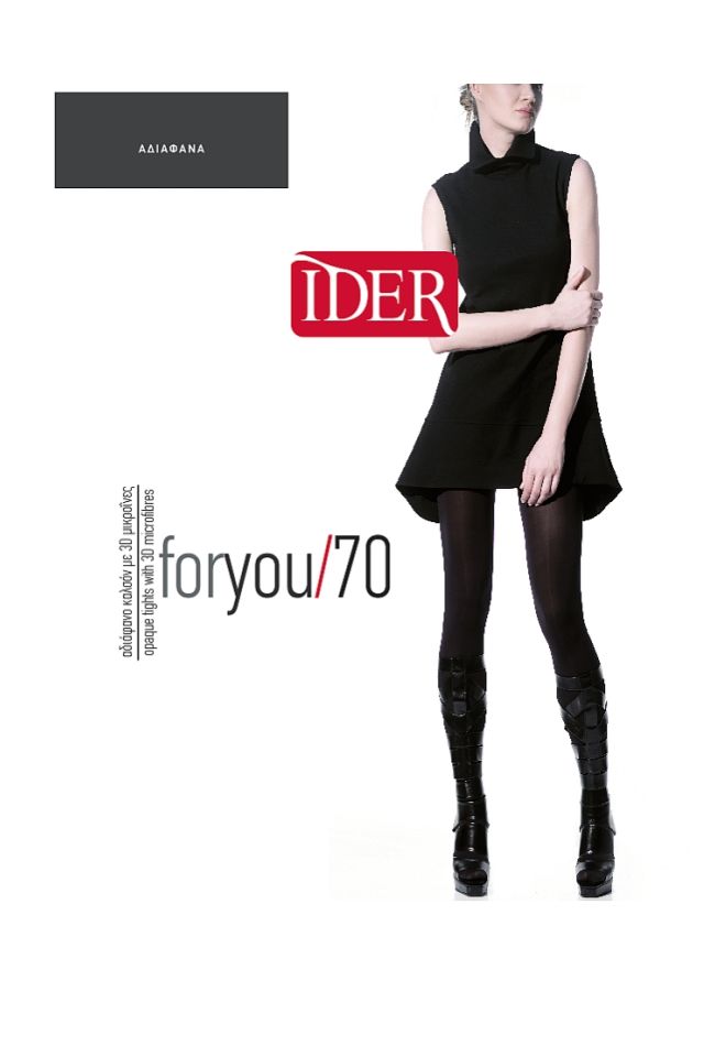 IDER FOR YOU 70- OPAQUE TIGHTS 70DEN WITH 3D MICROFIBRES
