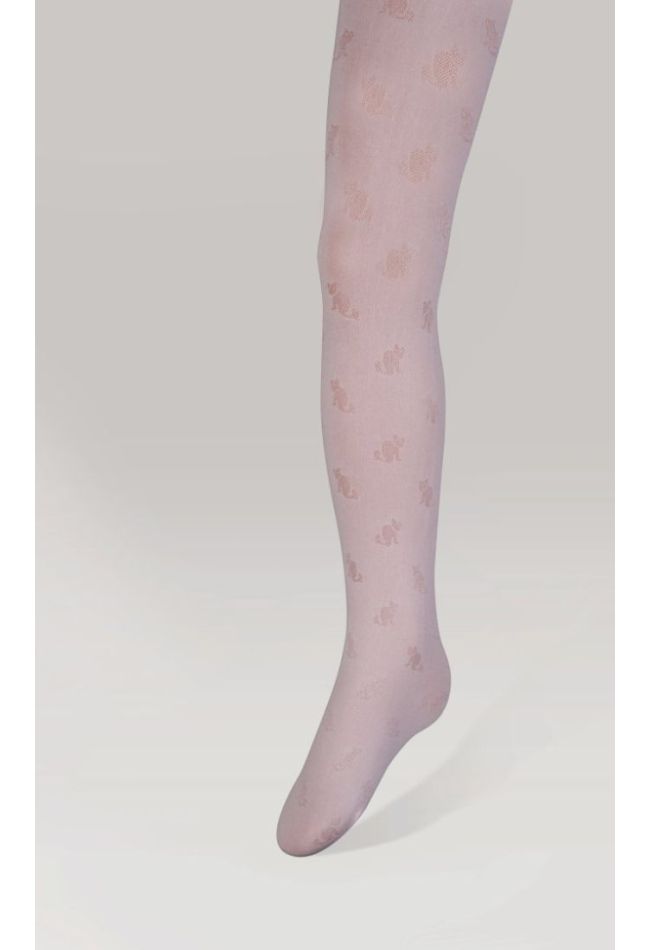 IDER - KIDS FASHION TIGHTS WITH SMALL CATS PATTERN