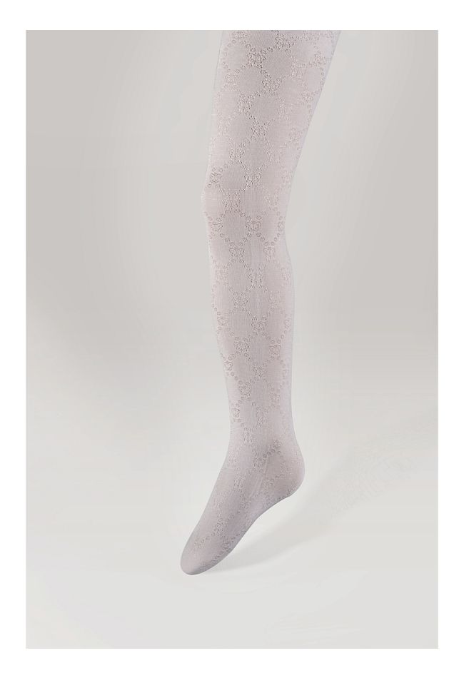 ULTRA SOFT CHILDRENS TIGHTS WITH FLOWER DESIGN