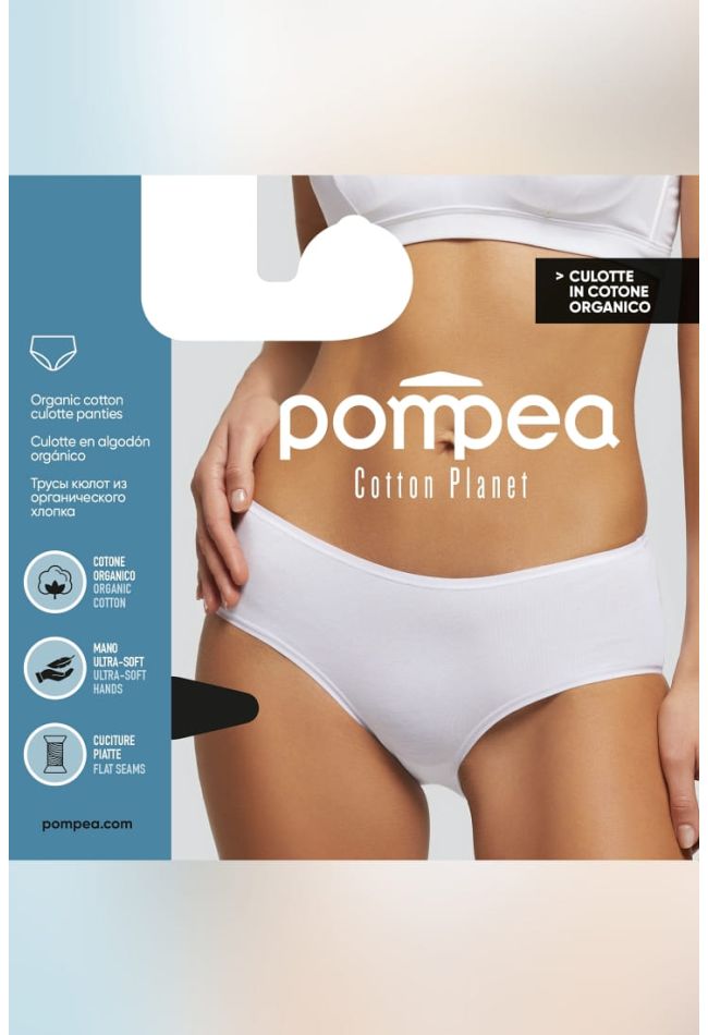 CULOTTE.COT.PLANET WOMAN CULOTTE PANTIES IN STRETCH ORGANIC COTTON WITH FLAT FINISHES FOR MAXIMUM COMFORT ON YOUR SKIN