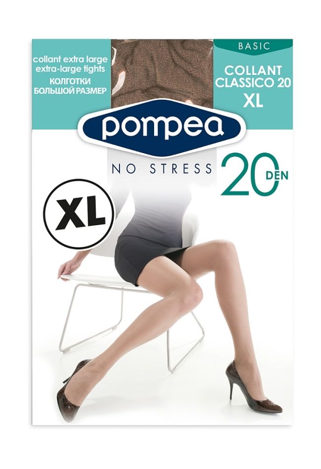 CLASSICO 20DEN SUPER MAXI MATT TIGHTS WITH REINFORCED PANTY AND TOES