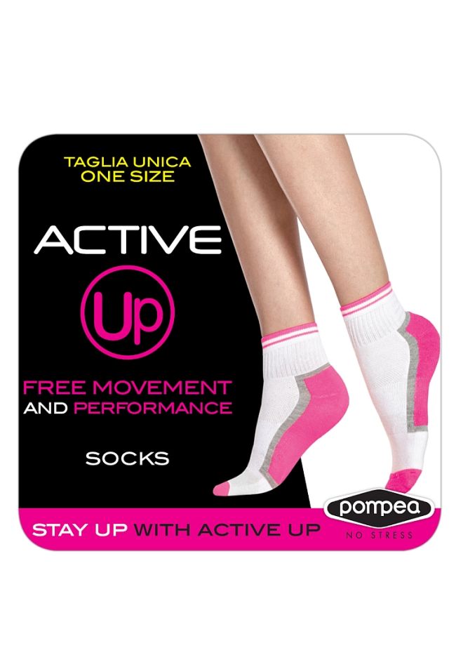 CZ ACTIVE UP GYM WOMAN SPORT COTTON ANKLE SOCKS REINFORCED FOOT TOES AND HEEL