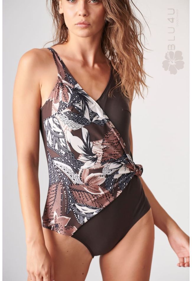 SUNREAL WOMAN ONEPIECE SWIMSUIT WITH FLORAL PRINT MOLDED WITH HIDDEN WIRE