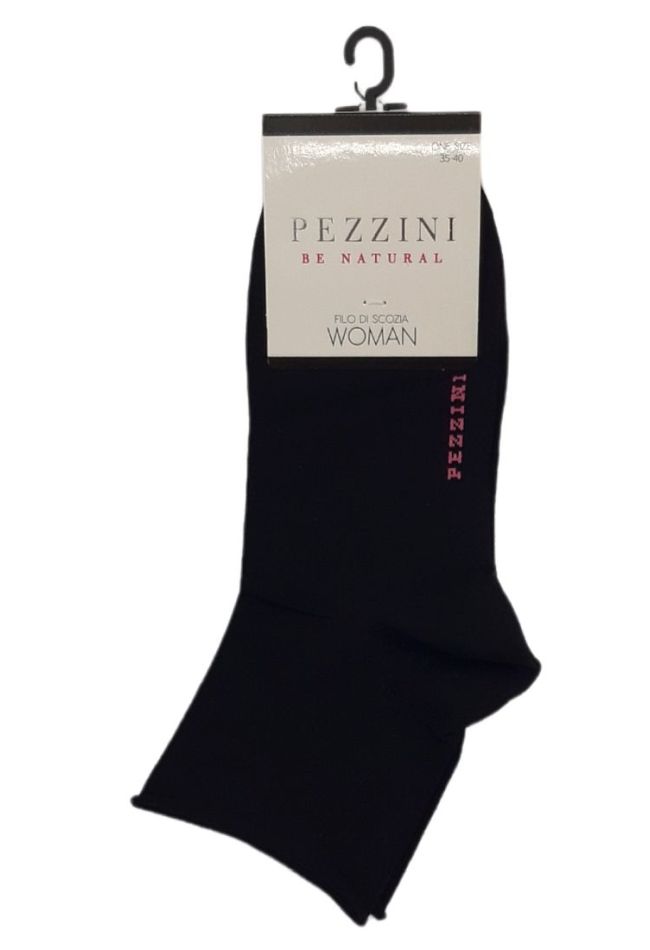 PEZZINI - WOMEN MERCERIZED COTTON SHORT SOCKS WITH FREE FINISH