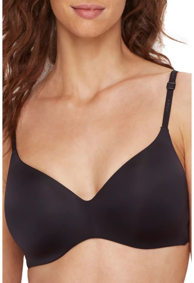 DKNY WOMAN WIREFREE PUSH UP T-SHIRT BRA WITH ADJUSTABLE CONVERTABLE STRAPS - LITEWARE