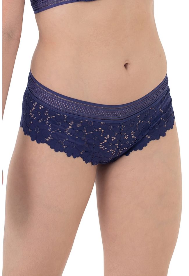 LYRA HIPSTER_CLASSIC WOMAN HIPSTER CLASSIC WITH COTTON LACE AND TRIM