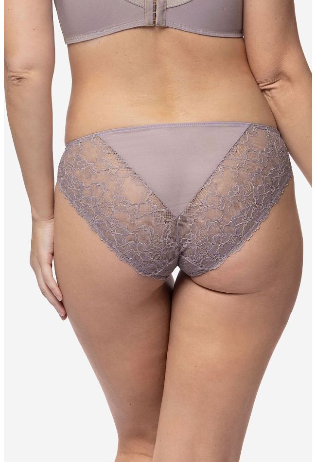 WOMAN BRIEF WITH FLORAL LACE - AINA
