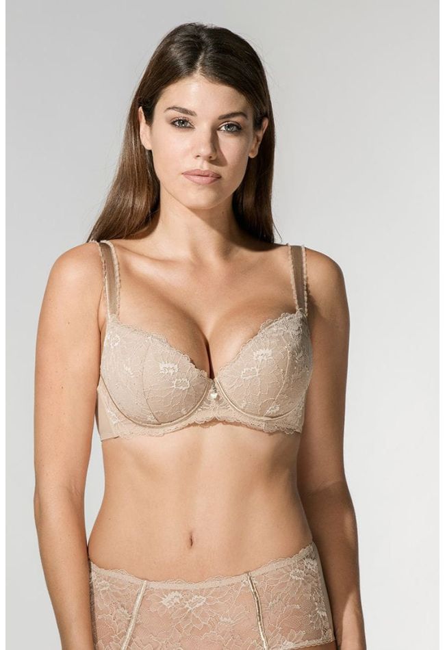 LUNA CHARACTER- PADDED BALCONETE BRA WITH LACE