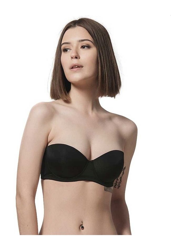 SECRET MOLDED STRAPLESS WOMAN T-SHIRT BRA CUP D WIRED