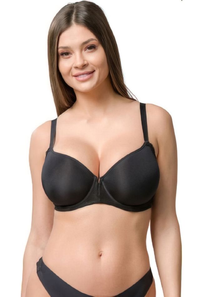 PERFECT FIT SPACER BALCONETTE WOMAN BRA UNPADDED BREATHABLE WITH LACE TRIMMING