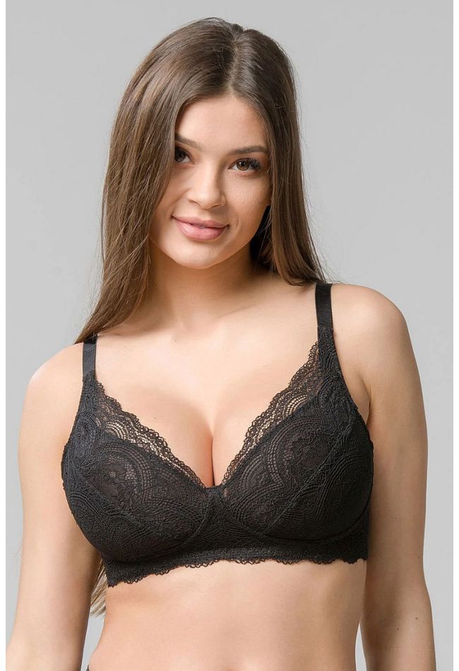 PERFECT FIT WIRELESS WOMAN BRA WITH LACE BREATHABLE WITH SIDE SUPPORT FOR PERFECT FIT