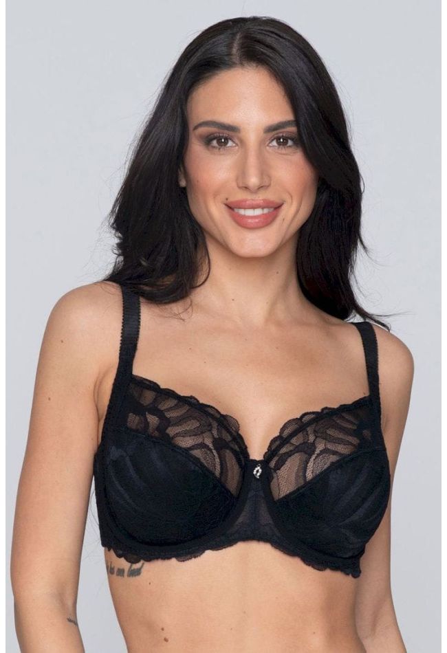MELODY WOMAN UNPADDED WIRED FULL CUP BRA WITH LACE