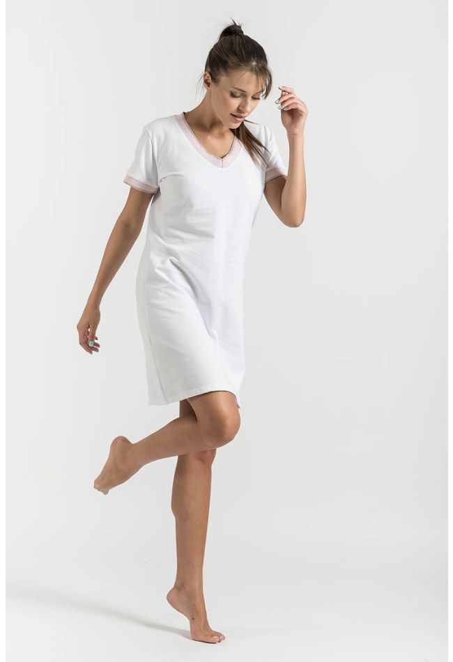 JEANNETTE - WOMEN WHITE MINI DRESS