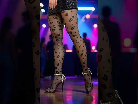 ΓΥΝΑΙΚΕΙΟ ΔΙΑΦΑΝΟ ΕΛΑΣΤΙΚΟ ΚΑΛΣΟΝ 20DEN ΜΕ ΦΙΛΕ ΠΛΕΞΗ & ΣΧΕΔΙΟ ANIMAL LEOPARD